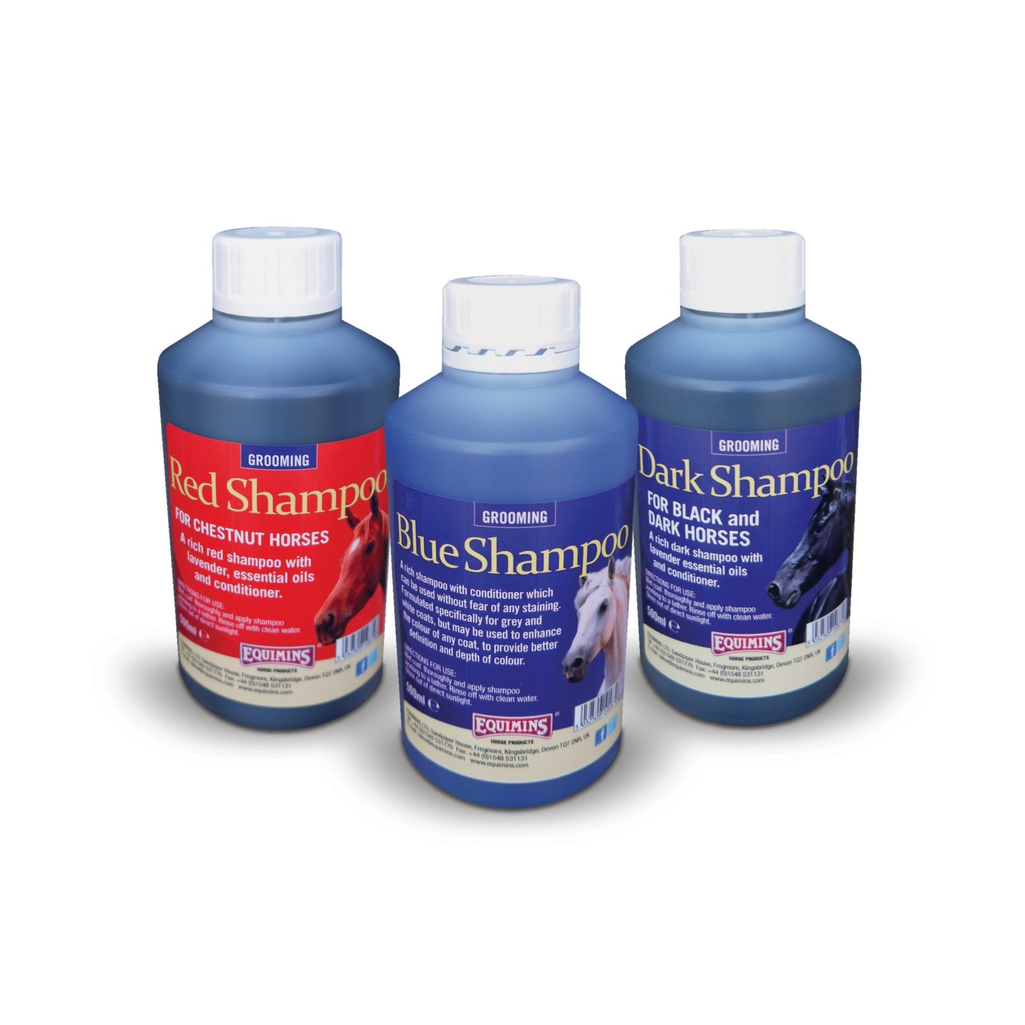 Equimins Blue Shampoo for Grey Horses**